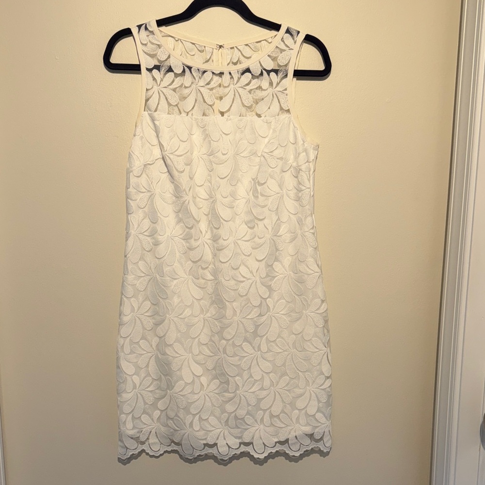 Trina Turk Cream Lace Mini Dress